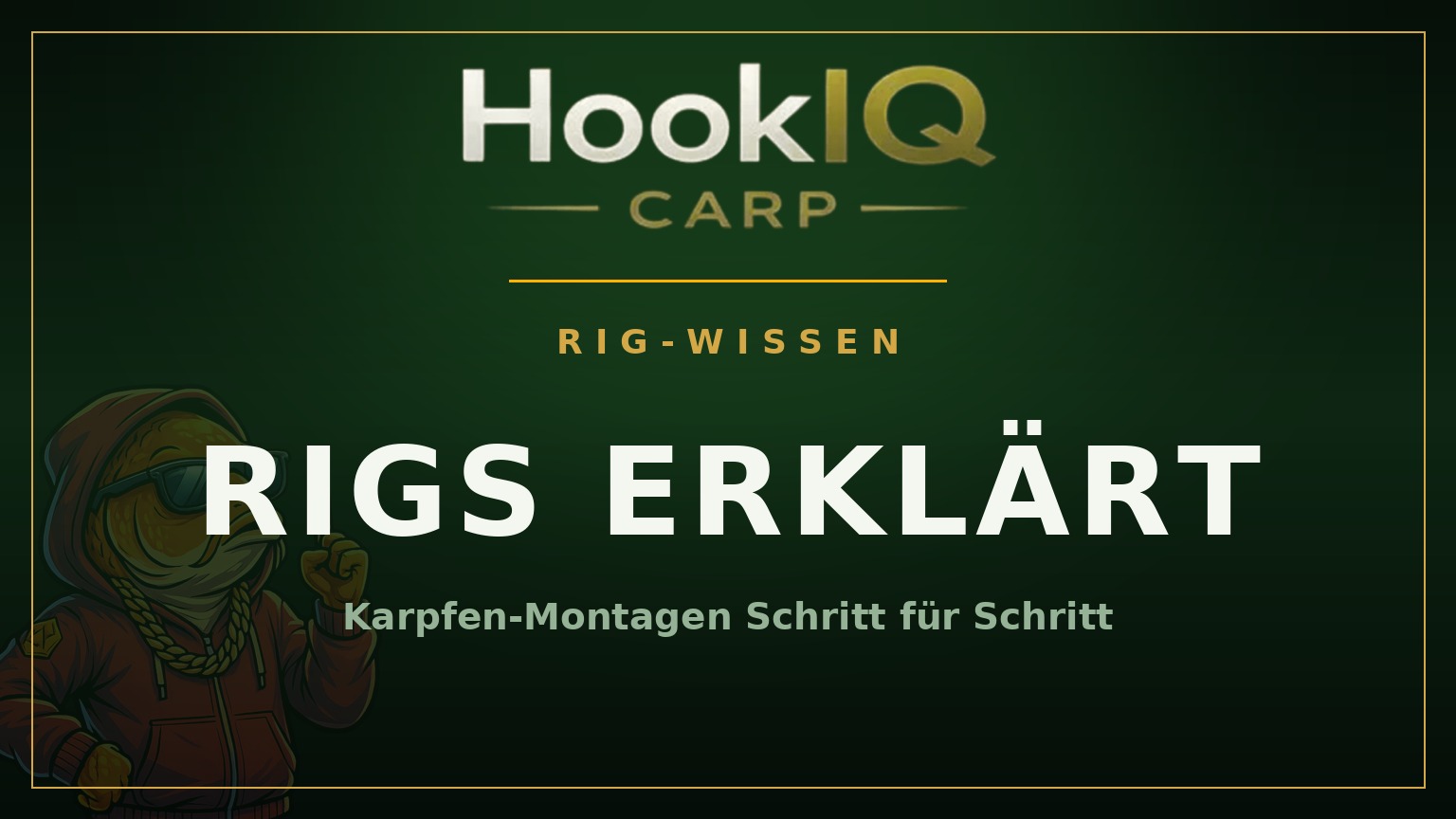 Slip-D Rig: Das gleitende D, das auch beangelte Karpfen hakt