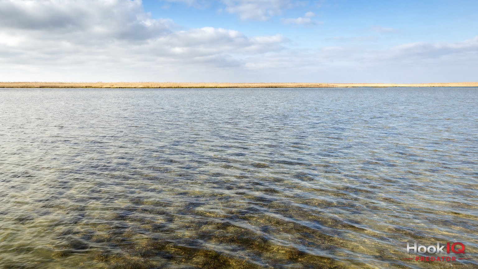 Boddenhechte im Frühling: Große Driften über flachem Wasser